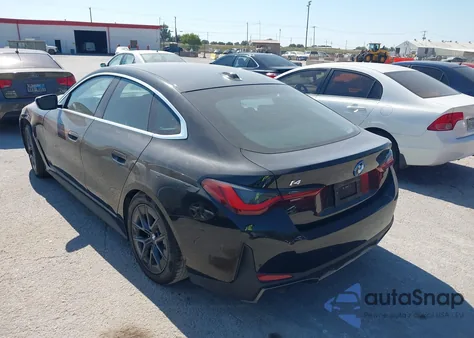 2025 BMW I4 Edrive40 из США, поврежденный, VIN WBY23HD02SFT97105